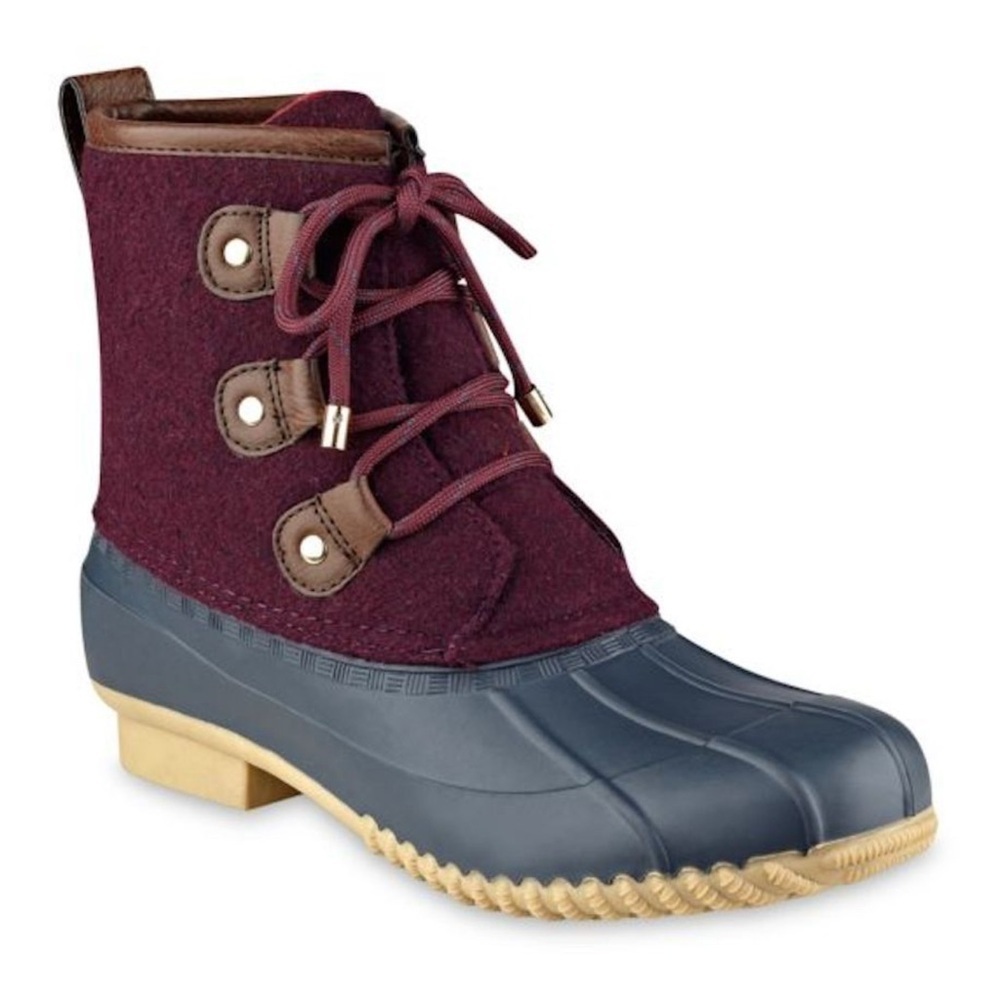 Tommy Hilfiger Purple and Blue Winter Rain Boots